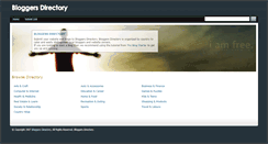 Desktop Screenshot of bloggersdirectory.org