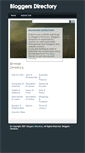 Mobile Screenshot of bloggersdirectory.org